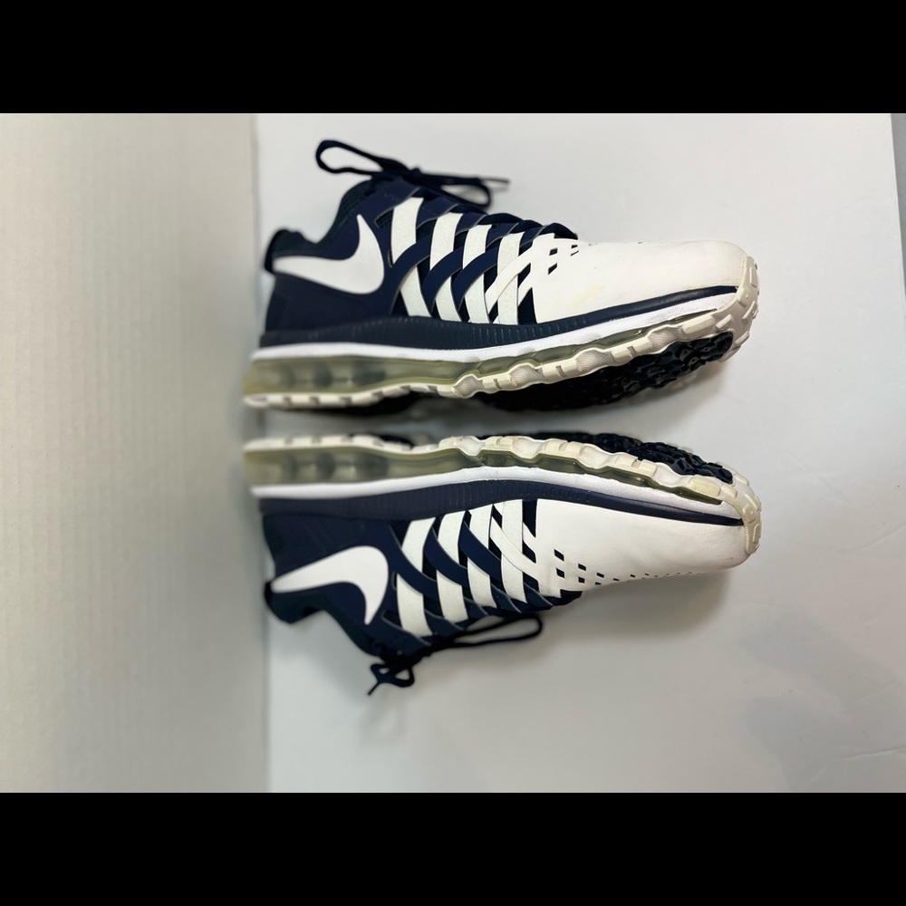 NIKE TR MAX 360 RUNNING SHOES WHITE Blue 599286 401 SZ 12.5 - Picture 4 of 14